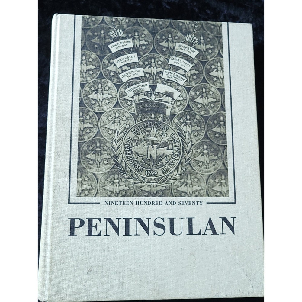 1970 Northern Michigan University Yearbook Peninsulan NMU Marquette MI UP Vtg